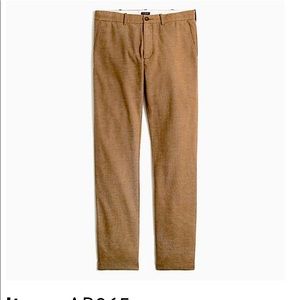 Jcrew Mens Straight-fit pant in brushed twill NWT  38/32